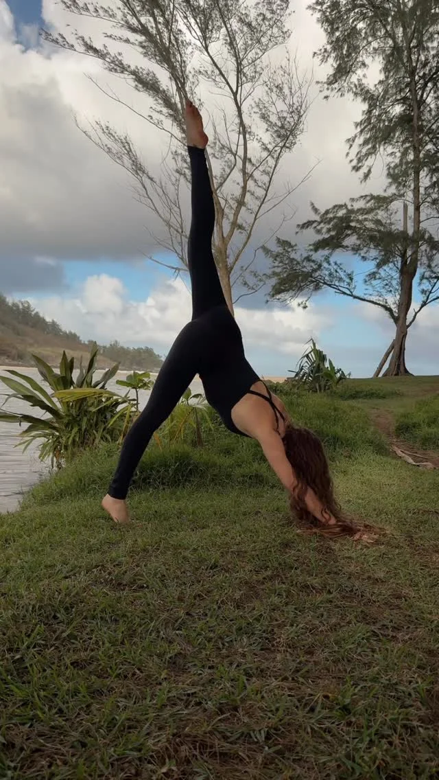 I’m dancing on my fault lines, Celebrating the earthquake of imperfection Because every tremor I once feared would undo me Is the hand that shatters My false sense of self. @aloyoga #alopartner
