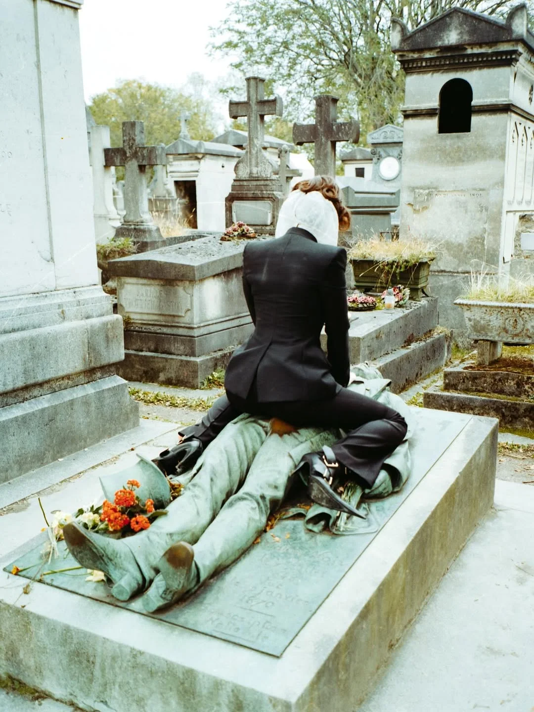 Happy late love day . Paris tonight Photographer @msjosephin Hair @rubyhowes Styling @angelinacantu wearing @alexandermcqueen