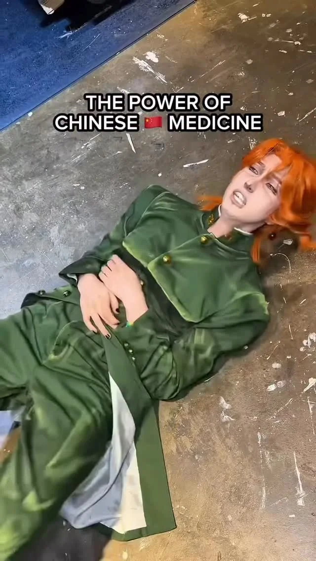 Anyone else in their Chinese era? Send this to them Kakyoin: @allthepotsnpans.cos Gojo: @jeffery_zang Maomao: @kurameicosplay Frieren: @kan.alyss Kaiba: @nordycos #jujutsukaisen #theapothecarydiaries #frieren #yugioh #j...