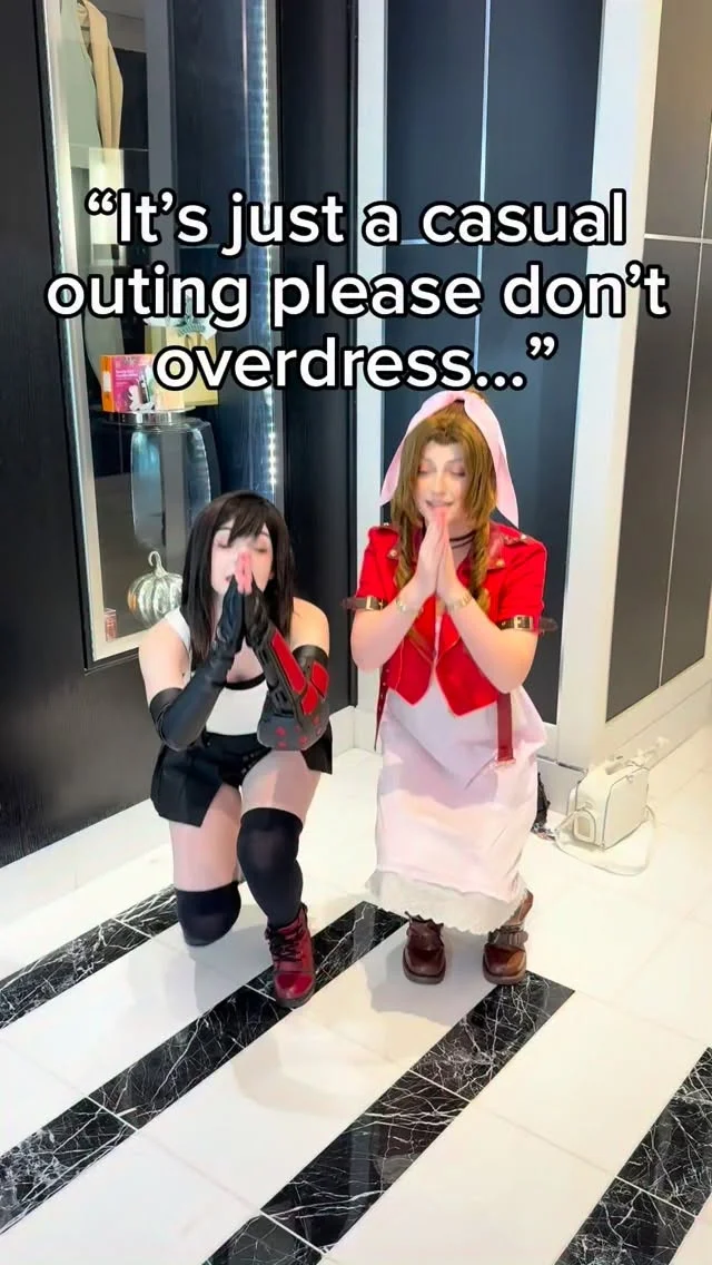 How me and the boys be dressing to the most casual of gatherings… . . . #ffvii #cloudstrife #finalfantasy7 #ff7 #sephiroth