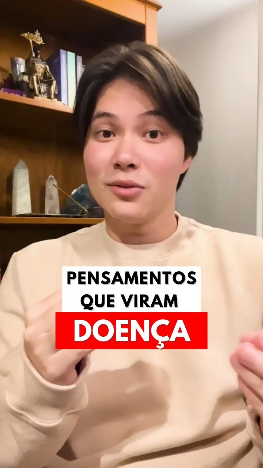 Estresse constante aumenta o risco de depressão, doenças cardiovasculares e enfraquece o sistema imunológico. Mas o ponto-chave é esse: o estresse não nasce no corpo, nasce na mente . Pensamentos repetidos viram química...