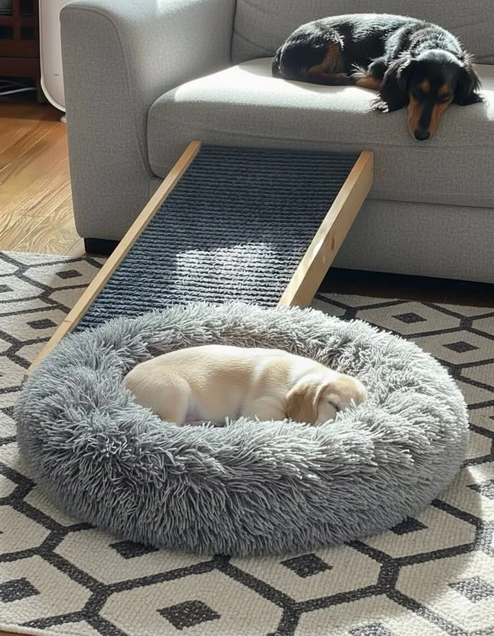 Love hate relationship #dachshunds #dachramp #dogbed #sausagedogcentral #alphapaw