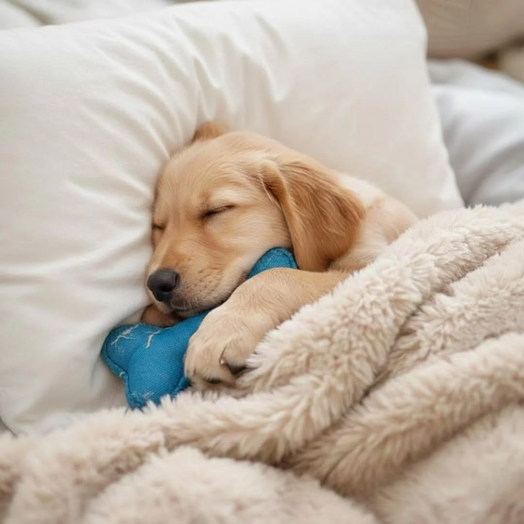 Me pretending it’s the weekend tomorrow. #GoldenRetriever #Dogblanket #cutedog #AlphaPaw #Calmingblanket