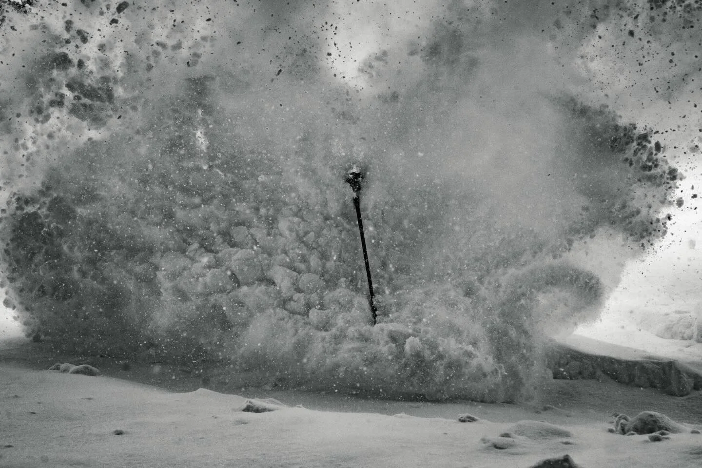 The eye of the storm—a b&w photo essay by @rockomenzyk ⛷️: @blakewilson @grant_howard : @rockomenzyk