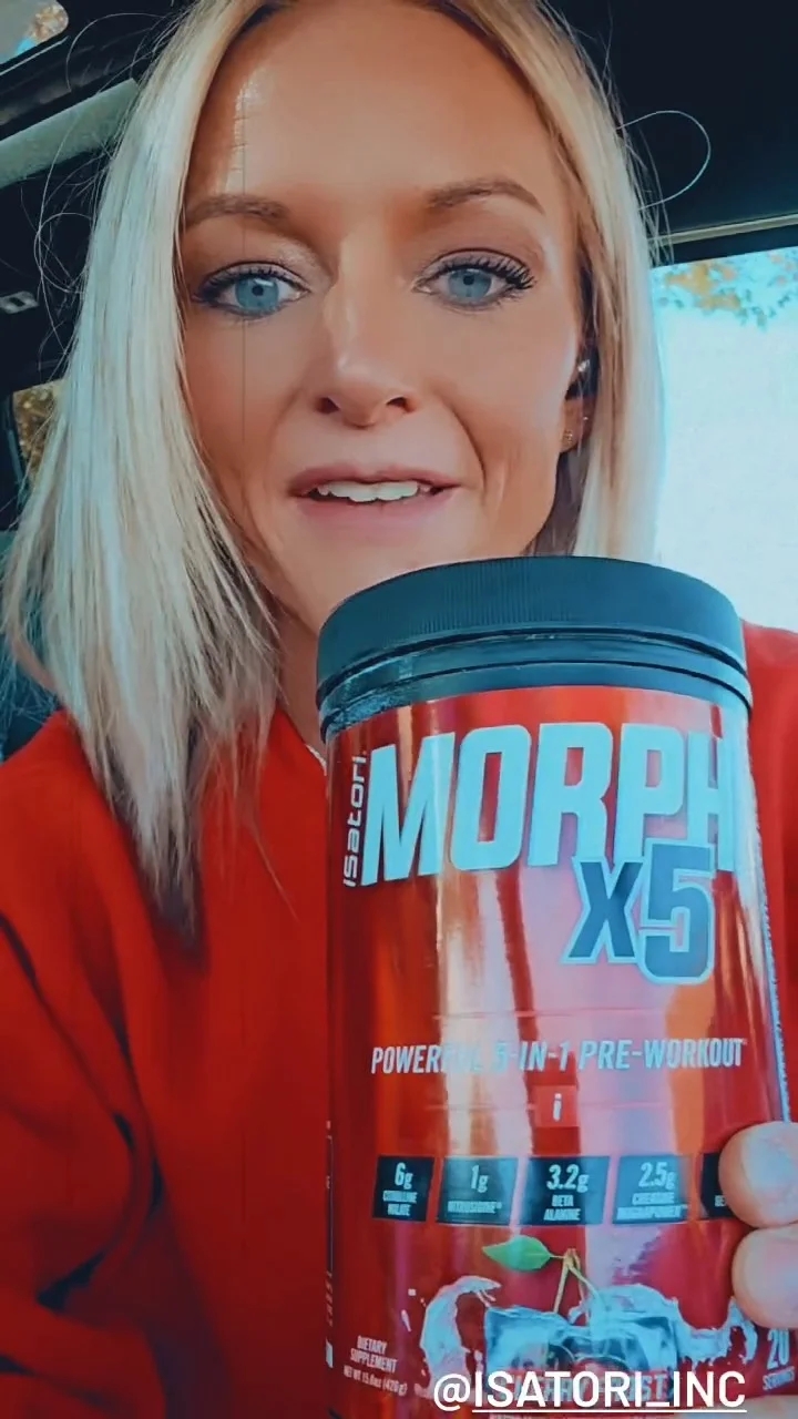BUILD YOUR BEST BODY - START 2026 STRONG @alyduffinfitness MORPH x5 is a 5-in-1 complete formula for: ENERGY/FOCUS MUSCLE PUMP STRENGTH MUSCULAR GROWTH ENDURANCE. Shatter your personal record and redefine every workout...