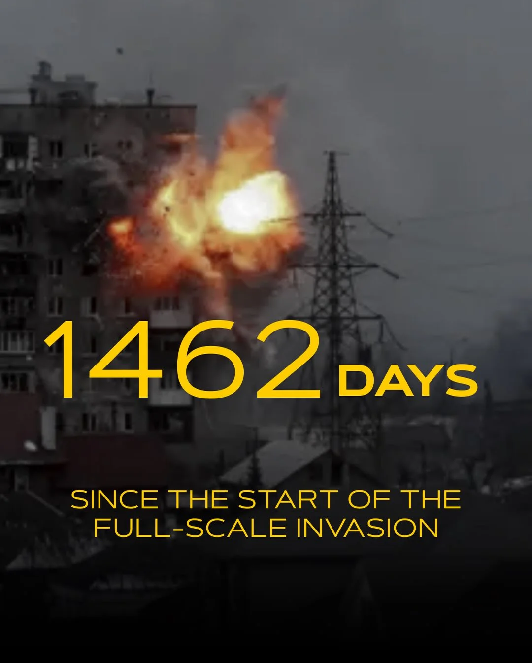 4 YEARS OF FULL-SCALE INVASION 4 years ago at 5 am, the lives of Ukrainians stopped. We and our children learned what a full-scale war is. We learned what it is to lose, to wait, to be afraid, and still have hope that p...