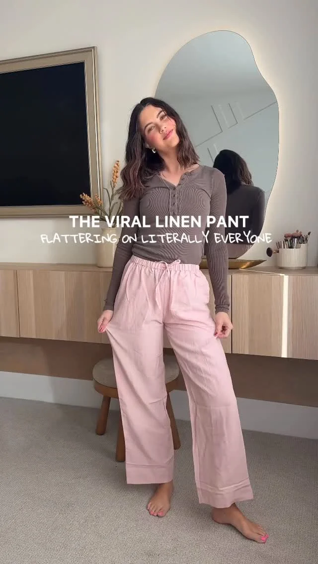 comment LINEN for to these pants! they will be PERFECT for spring & summer reminder, you must be following to get DMs!