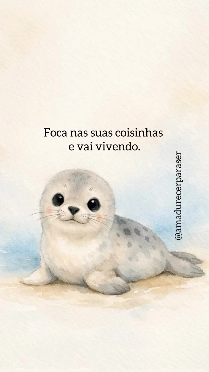 Foque nos seus objetivos. Acreditar em si é um ato de resistência numa sociedade que lucra com as inseguranças. Feliz semana!