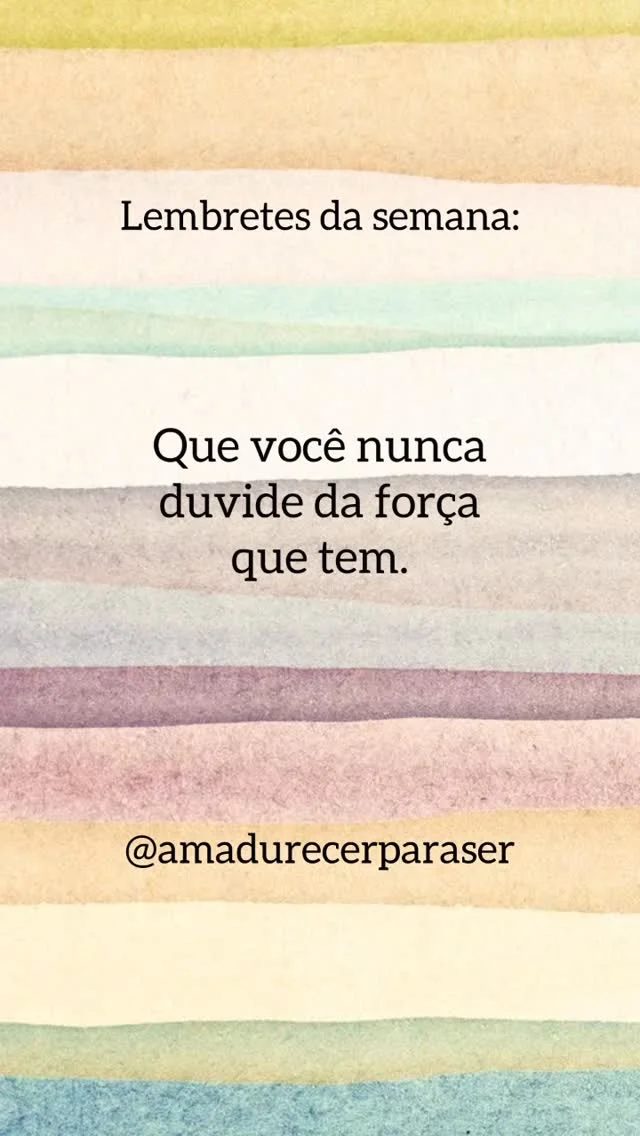 Ótima semana!❤️