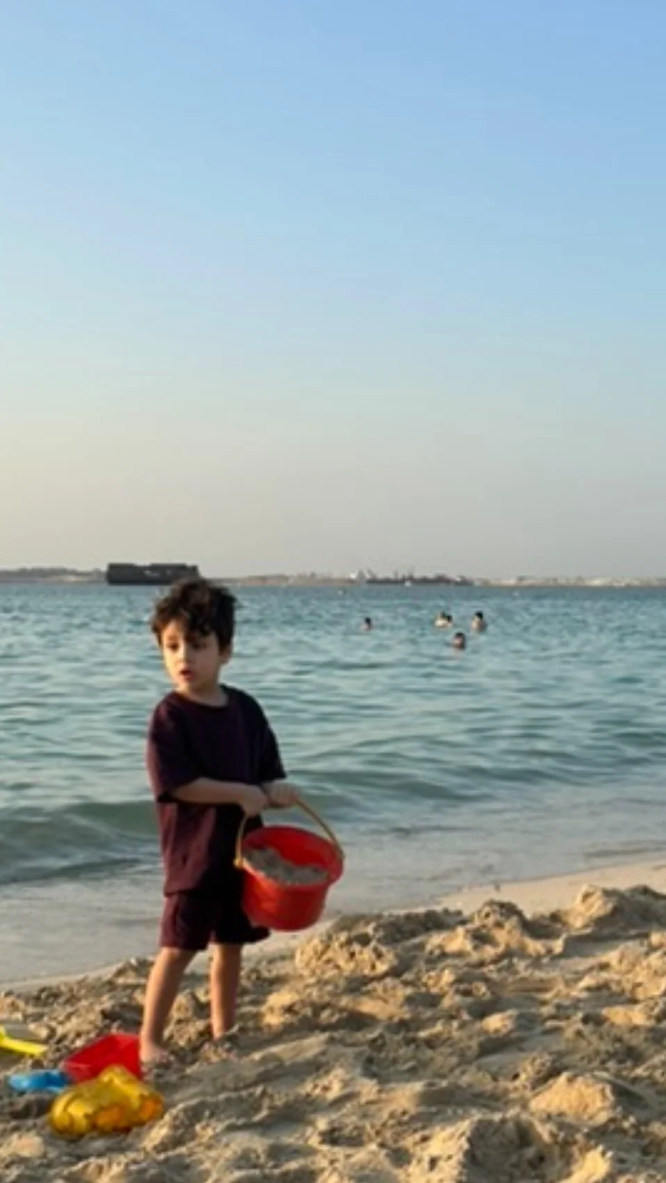 While the world is busy… this is how we handle things at home. الحمد لله ❤️