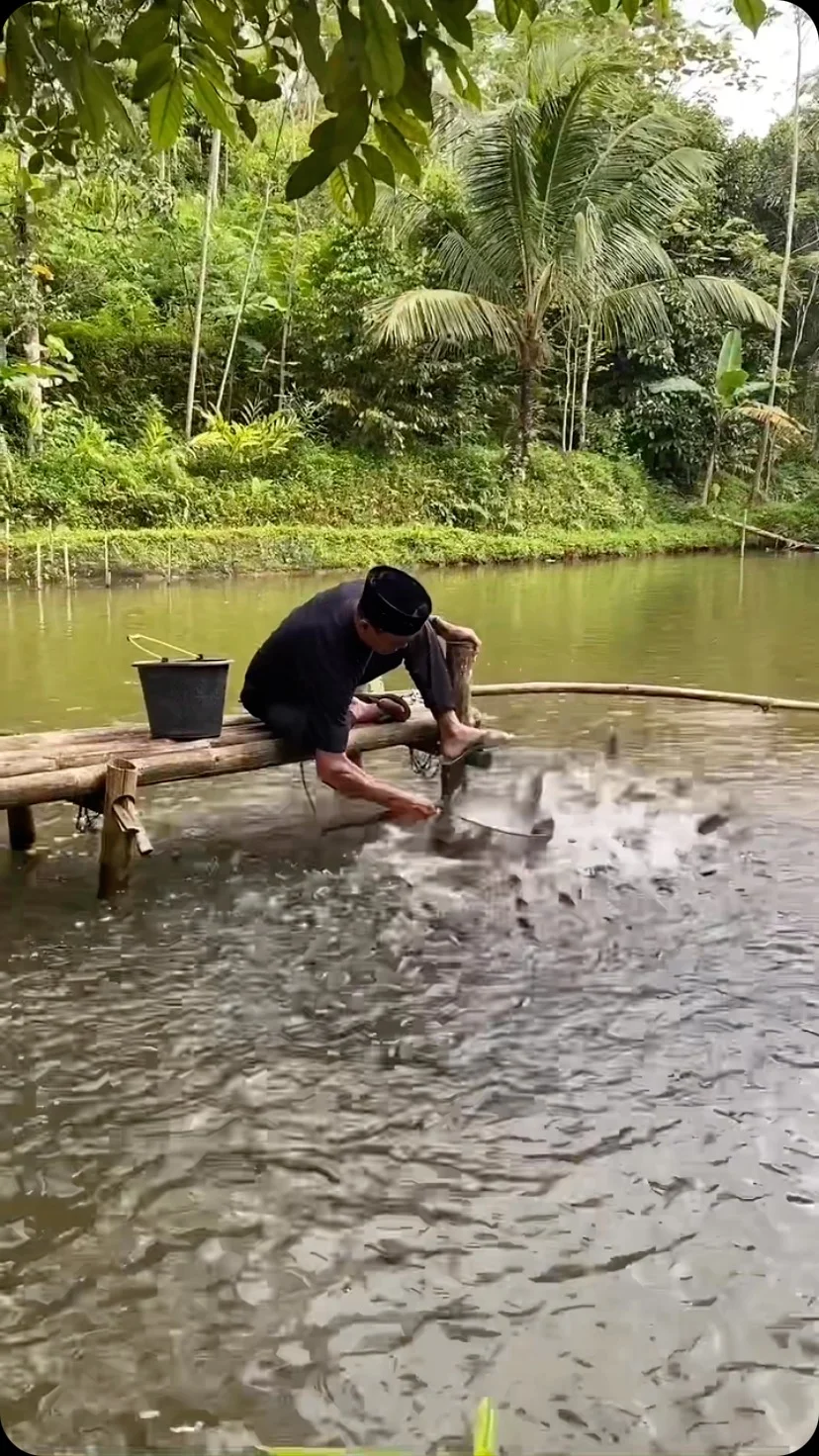 Ambil ikan untuk masak berbuka yuuk