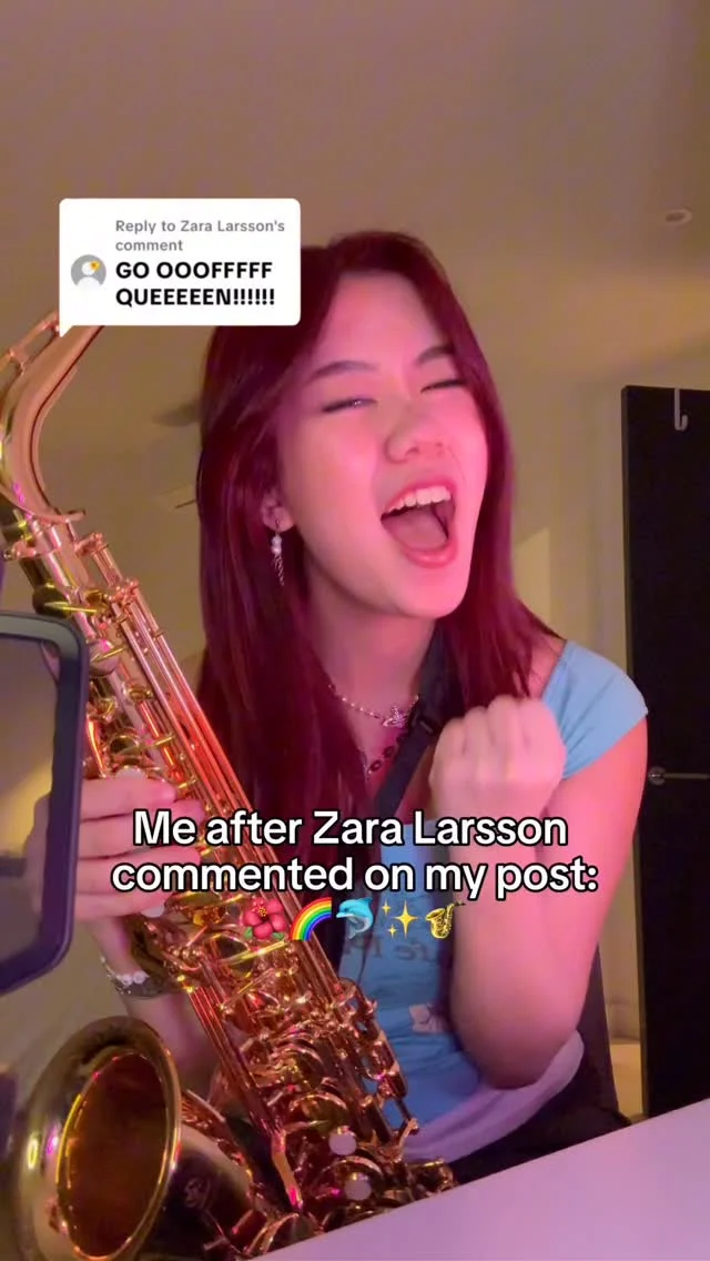 making midnight sun even louder?? #zaralarsson#saxophone#cover#musician @zaralarsson