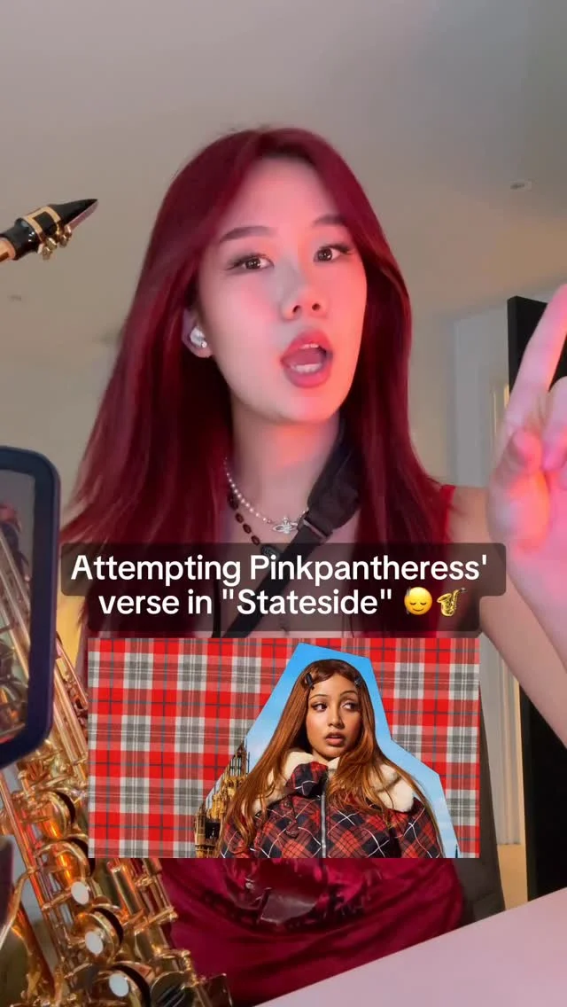 pink’s verse deserves more recognition ‍↕️ how’d I do??? #stateside#pinkpantheress#zaralarsson#saxophone#alysaliu