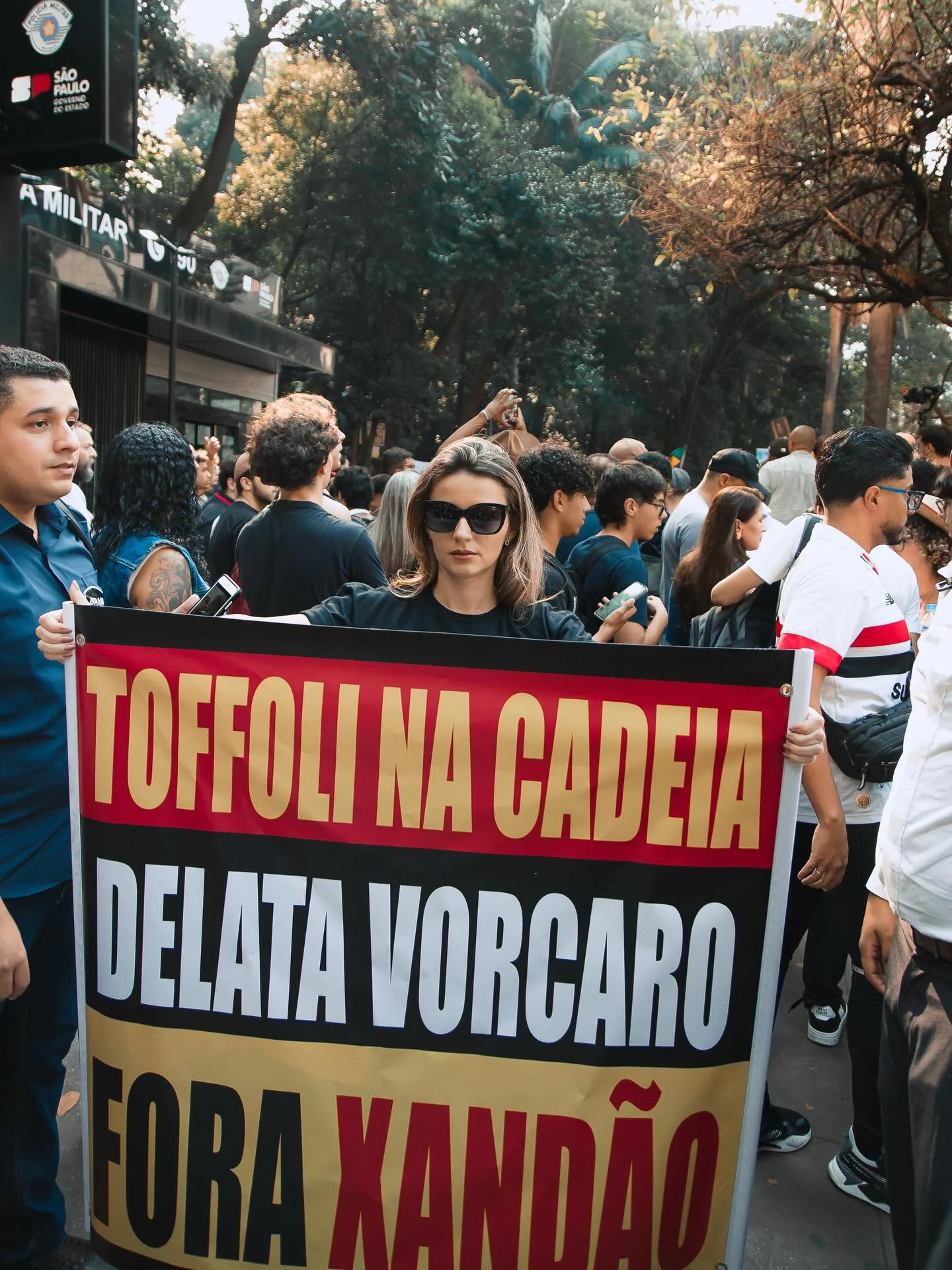 TOFFOLI NA CADEIA DELATA VORCARO E FORA XANDÃO! Nossa marcha foi INCRÍVEL! E deixamos um recado claro: não vamos aceitar o escândalo do Banco Master passar impune. Quem errou, vai ter que responder. E nós estamos APENAS...