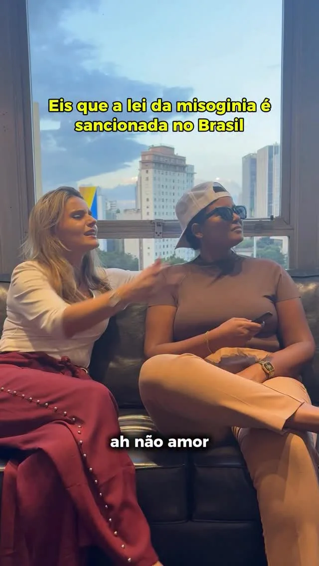 Com a Lei da Misoginia, cenas como essa se tornarão comuns… E aí, o que você acha disso? Gostou do vídeo? Siga @amonielle