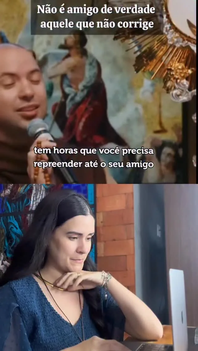 Marque um amigo de verdade aqui. 🥰 se você gostou da palavra do Frei então deixe um coração nos comentários !