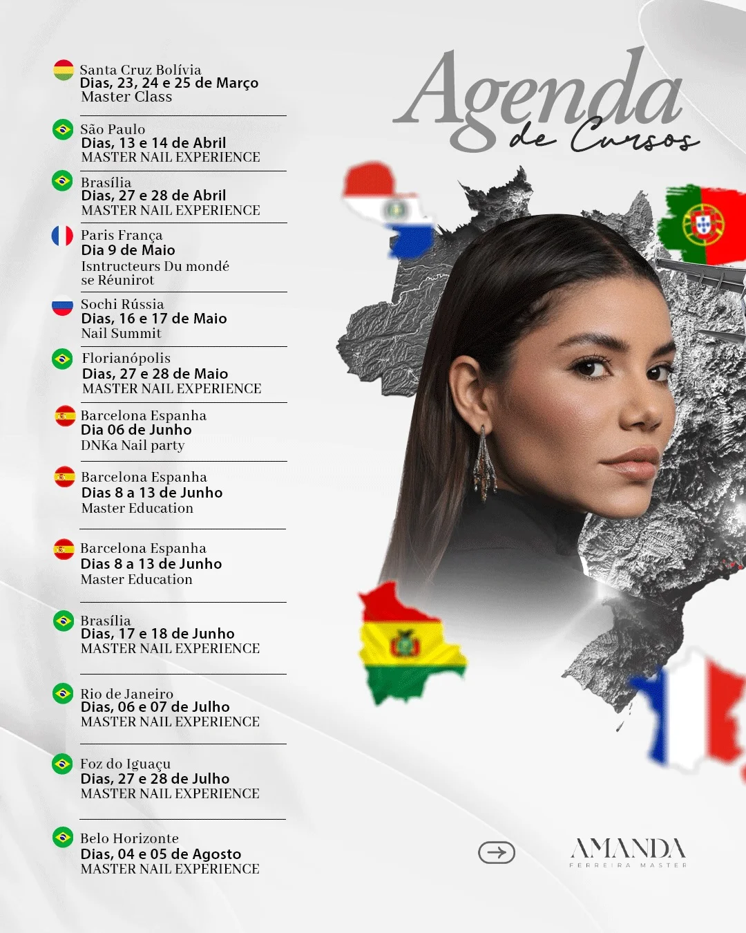 Agenda completa 2026 Comente “PRESENCIAL” que te envio todas as informações no privado Quem já garantiu sua vaga, comenta aqui onde eu vou te ver