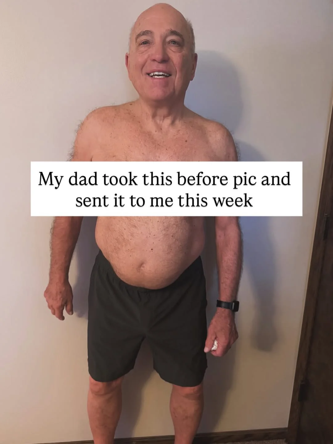 My dad sent me this “before” picture this week, and the sweetest part is that I didn’t even ask him to take it. He was just so excited to start his natural peptide journey that he sent it to me because he wants to inspi...