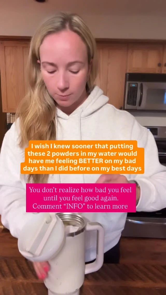 The thing that originally made me cringe…is the exact thing that’s changing everything for me now. I was very skeptical when I first started hearing about peptides…especially natural ones you just mix into a drink. Hone...