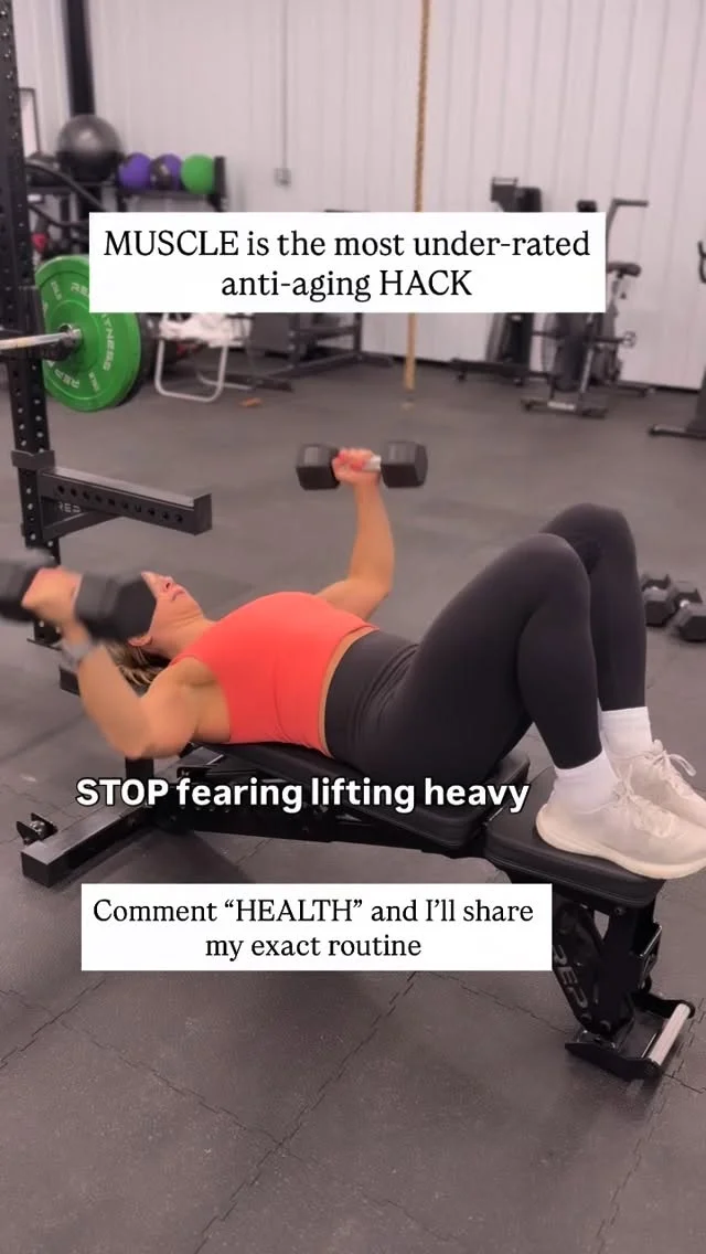 Muscle is one of the most underrated anti-aging hacks. What I focus on daily is simple: lifting heavy, challenging myself with progressive overload, and eating well-rounded meals while making sure I’m getting enough pro...