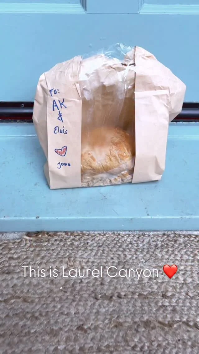 When asked why I love Laurel Canyon? I have the best neighbors in the world that look after Elvis and I. Also in giving we receive so I delivered my neighbor an AK! Rope ❤️