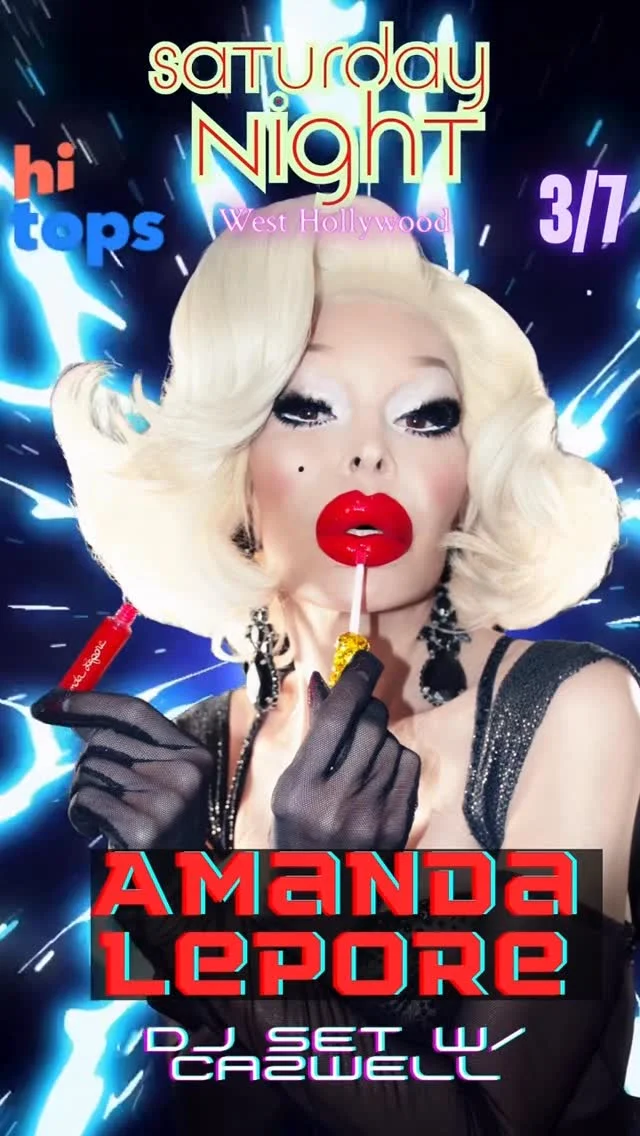 I love it when my New York family comes to kick it with me in West Hollywood! Saturday Night 3/7 one of my favorite people @amandalepore is going to DJ with me and my favorite place to DJ @hitopsweho ❤️❤️❤️ Come thru Do...