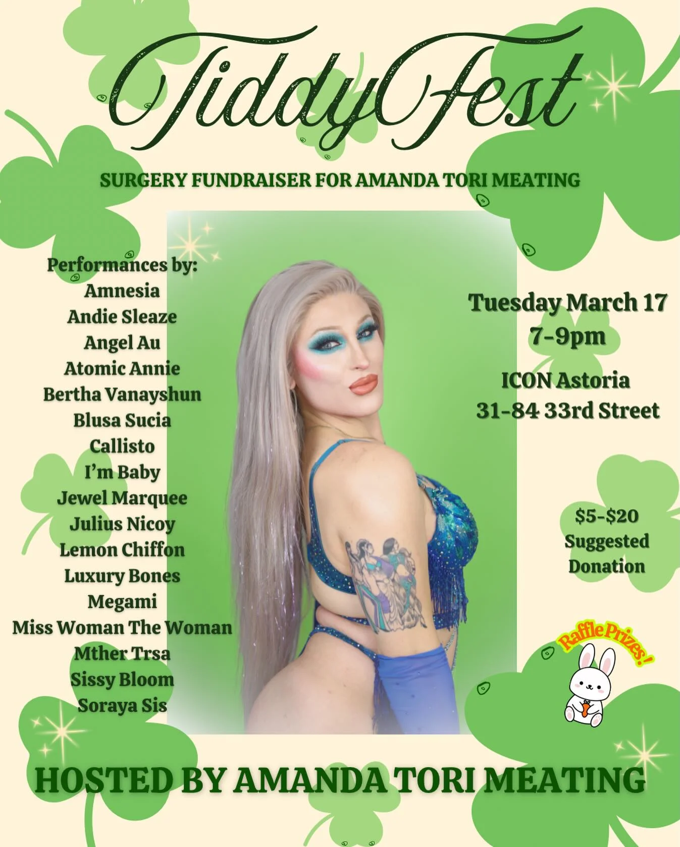 After months of waiting, I finally got approved for my next surg I’ll be getting my b00biez done at the end of this month so I’m hosting a little fundraiser to help with my recovery Don’t miss TIDDYFEST ☘️Tuesday March...