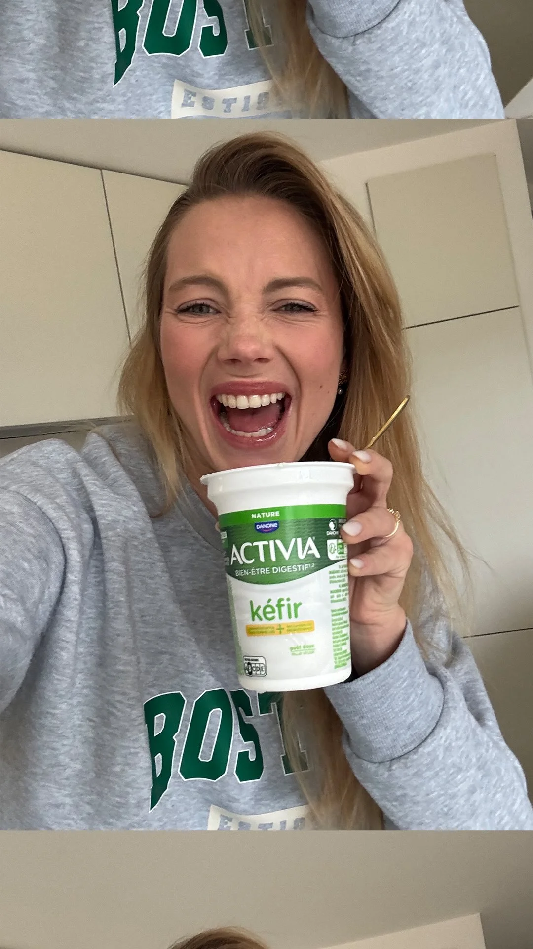 ✨ 1 jour = 1 geste simple avec @activiafrance Je commence par mon petit dej’ : Activia bien-être digestif + graines de chia + confiture maison + beurre de cacahuète + chocolat noir. Simple. Nourrissant. Réconfortant. Je...