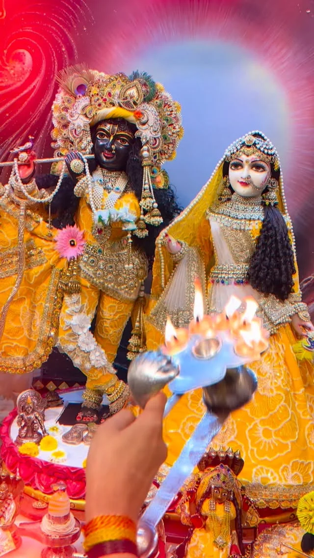 Aarti ❤️ #reelshreeradhegovind_dham