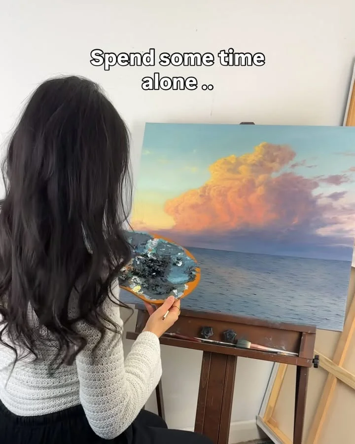 Time alone is never time wasted Many of these original paintings are available on my website in my bio Do you have a favourite? Also I will soon be releasing prints and the original in the first photo! Join my mailing l...