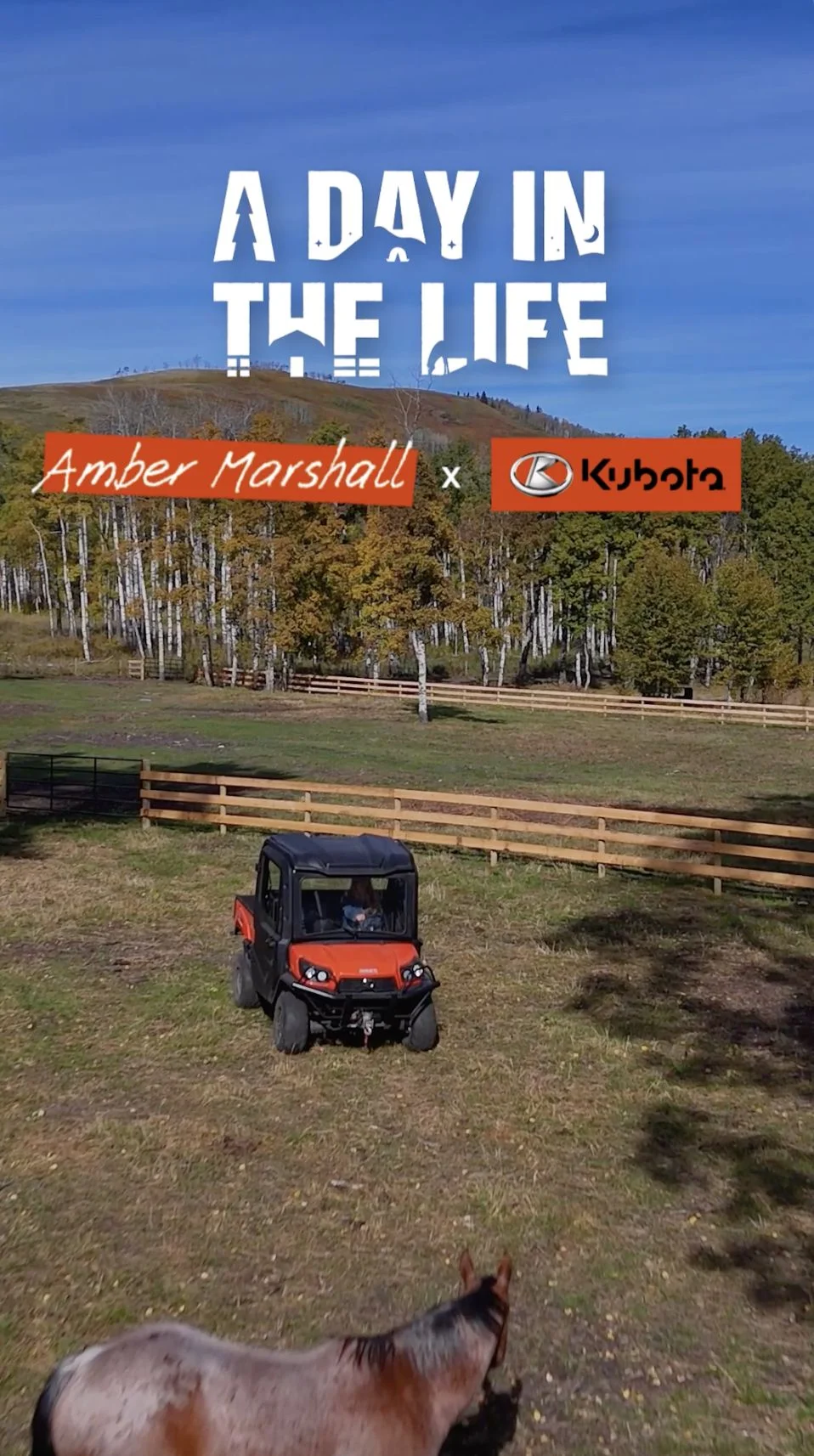 Amber Marshall takes us onto her farm to talk about independence, daily chores, and the Kubota equipment that helps make it all possible. Watch the full video on YouTube.