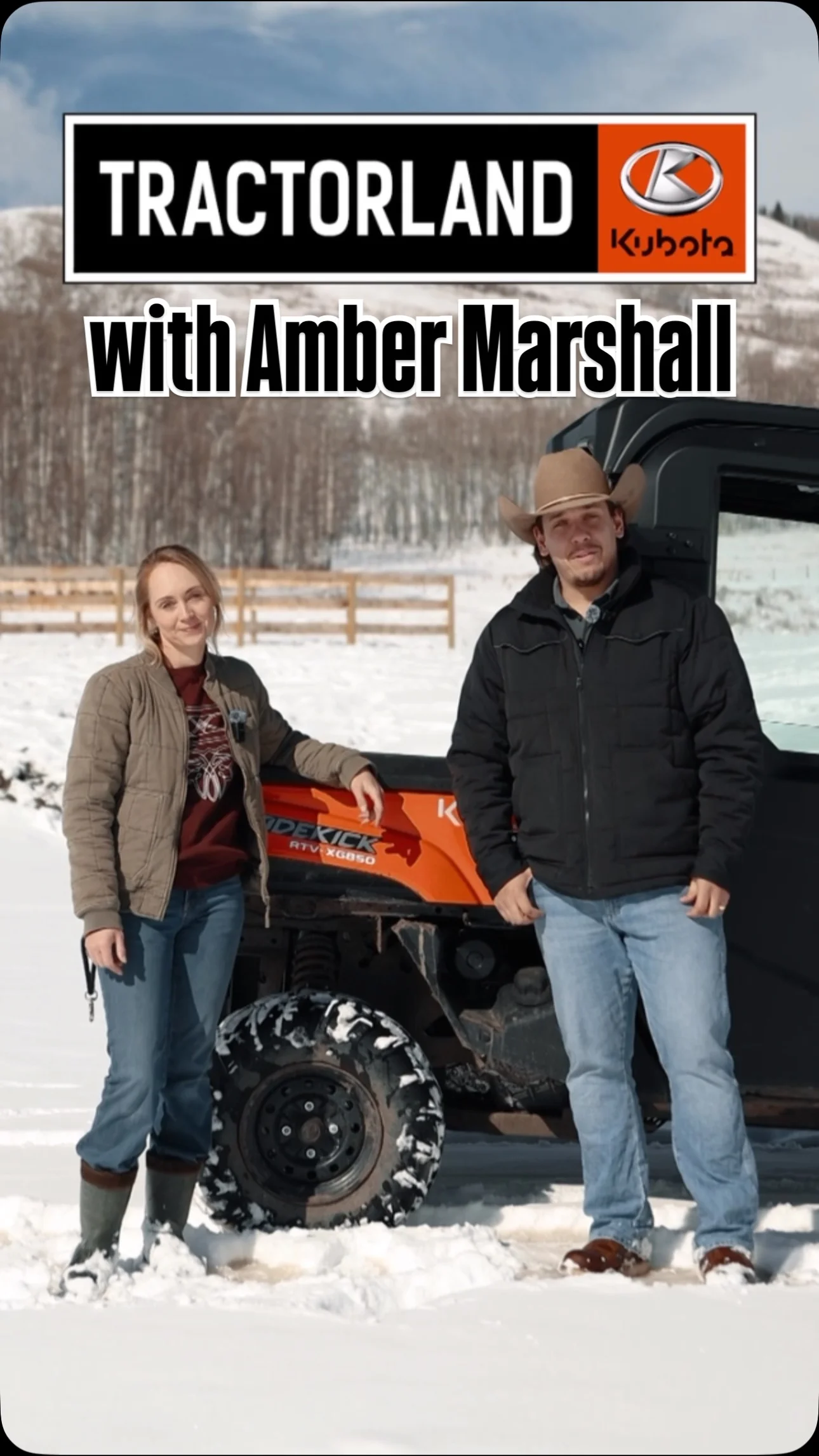 At Tractorland, we are proud to be Amber and Shawn’s local Kubota store and supply them with the machinery they need to keep their horses fed, driveway cleared, and more . . . . #kubotacanada #heartland #tractorland #ru...