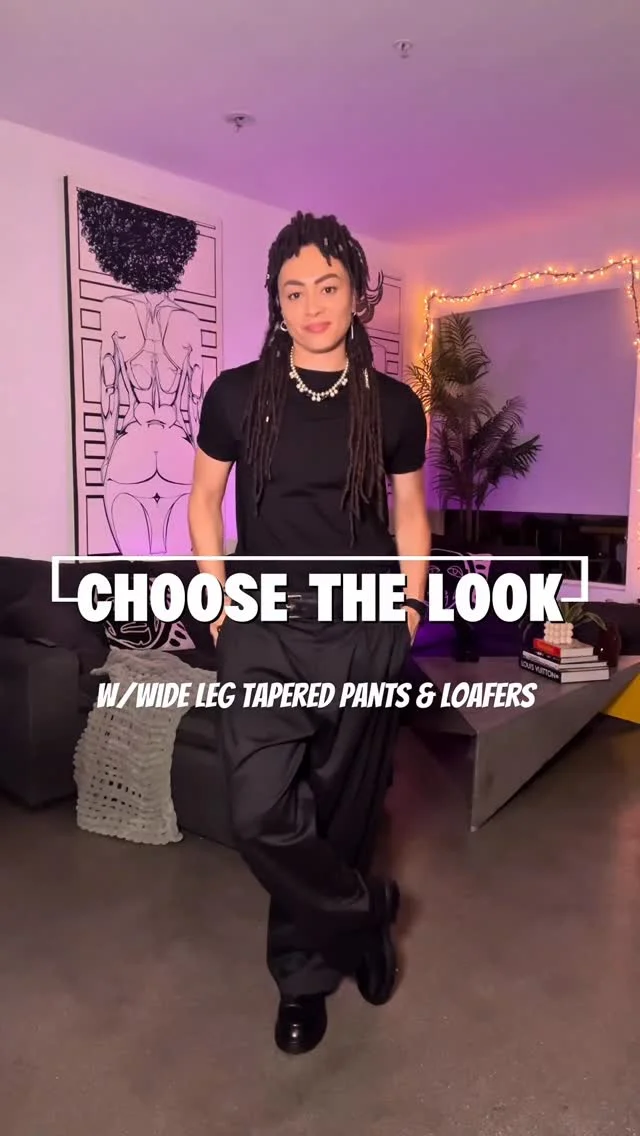 Same pants with different personalities✨Which look is your favorite??