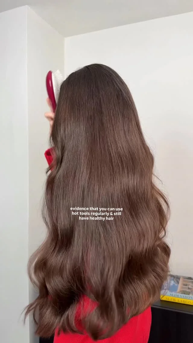 heat protection is my bff #healthyhair #longhair #hairinspo