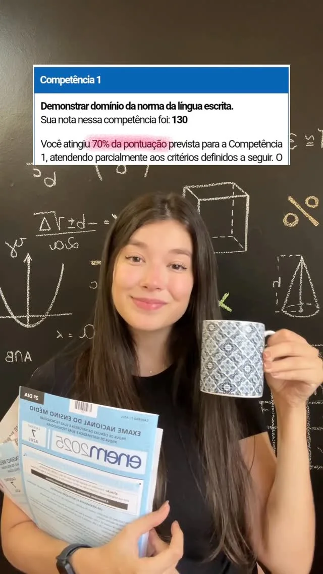 Quem disse que você não ia usar matemática na redação? ✍ Brincadeiras à parte, depois da divulgação do espelho da redação muitos estudantes perceberam esse erro nas notas: notas ímpares (o que não teria como) e somas to...
