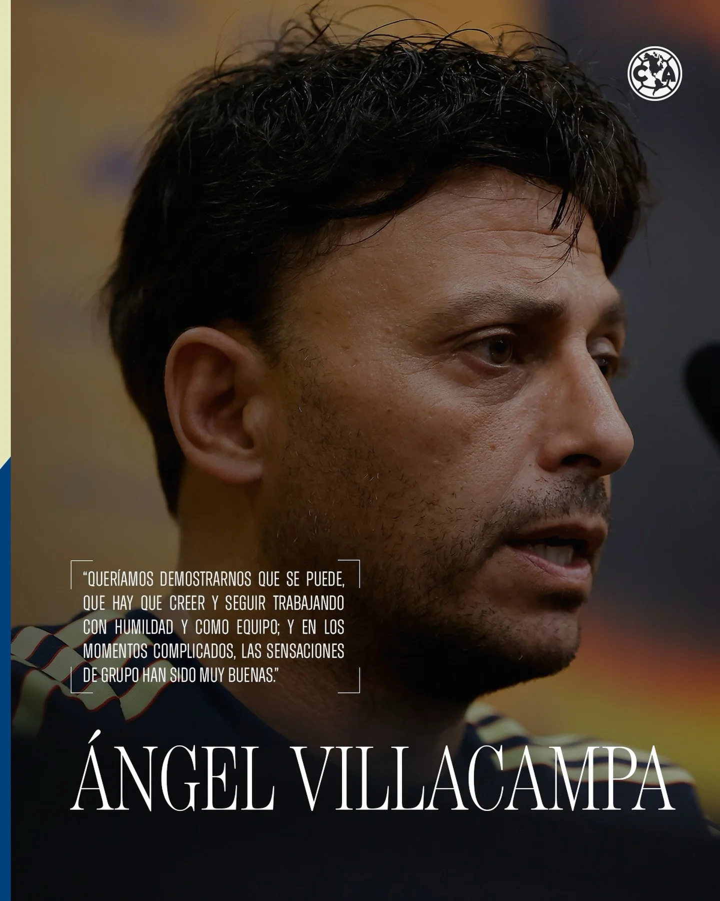 ️ Ángel Villacampa en conferencia de prensa.