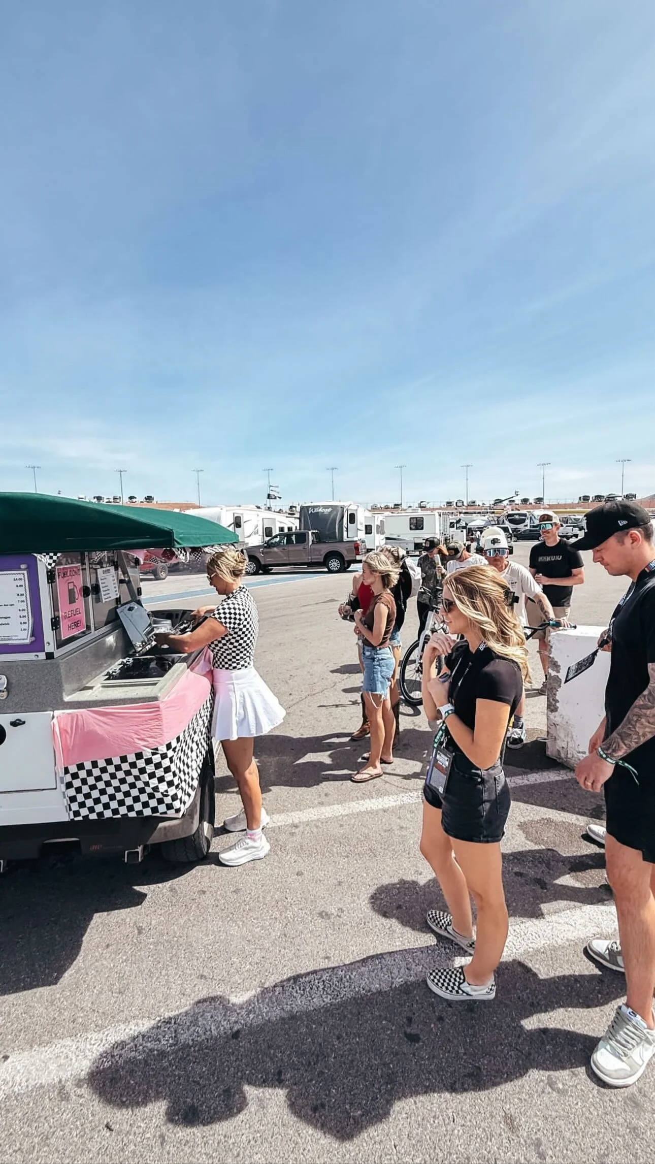 NASCART TIME Another successful race day!! Love this sport and the fans #cartgirl #racing