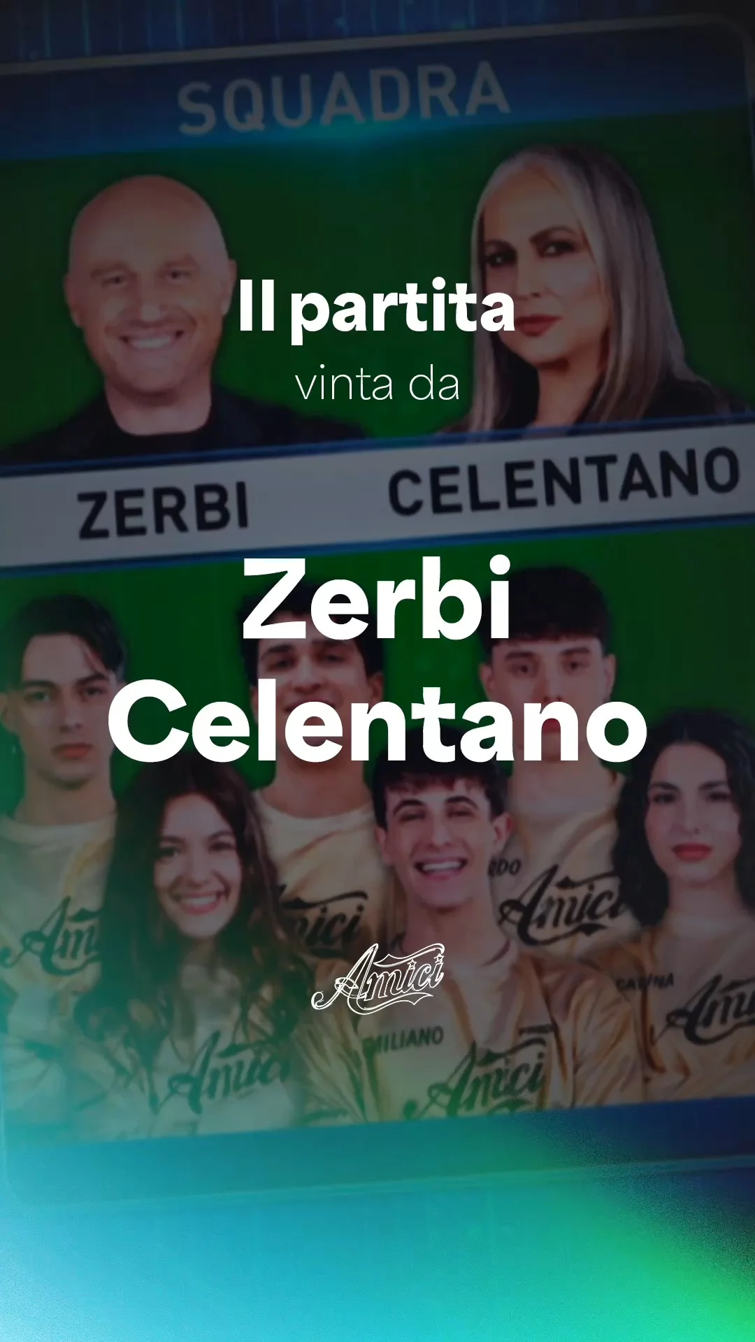 I voti dei giudici hanno decretato che la squadra vincitrice della seconda partita è quella di: Zerbi-Celentano! Qual è stata la tua esibizione preferita? 💪 #Amici25
•
•
•
Per rivedere tutte le esibizioni della seconda partita corri su Wittytv.it