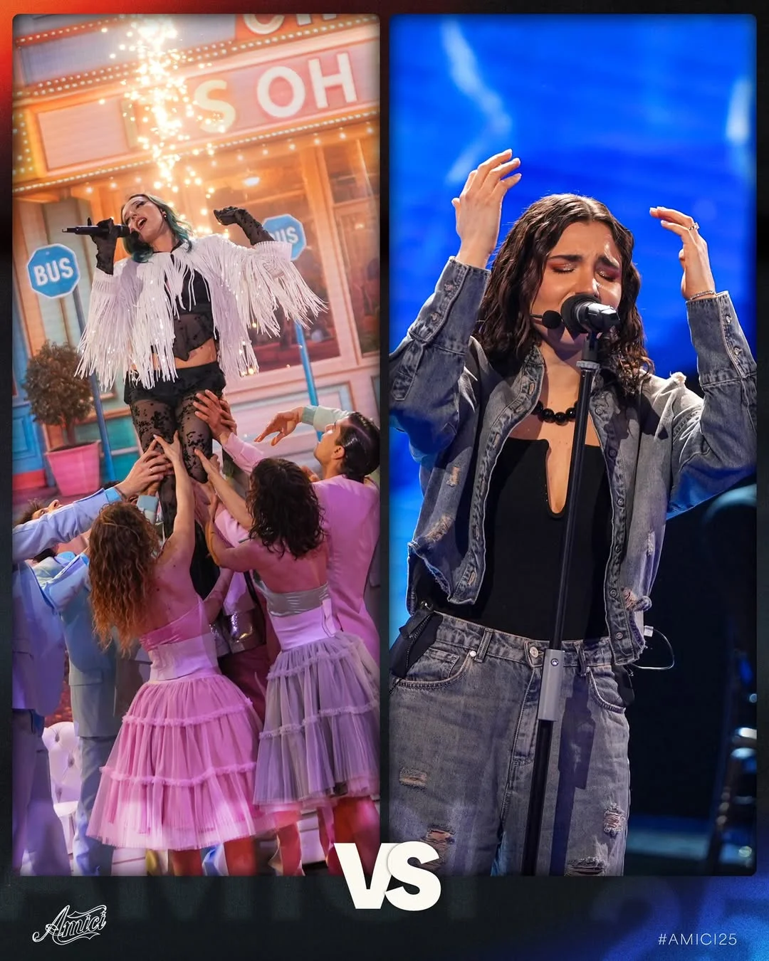 Valentina o Caterina, chi continuerà il suo il Serale di #Amici25?