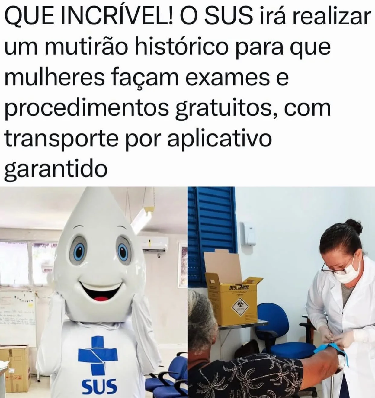O Governo do Brasil vai realizar, neste fim de semana, o maior mutirão da história do Sistema Único de Saúde voltado exclusivamente para mulheres. Na prática, hospitais públicos, privados e filantrópicos de todo o país...