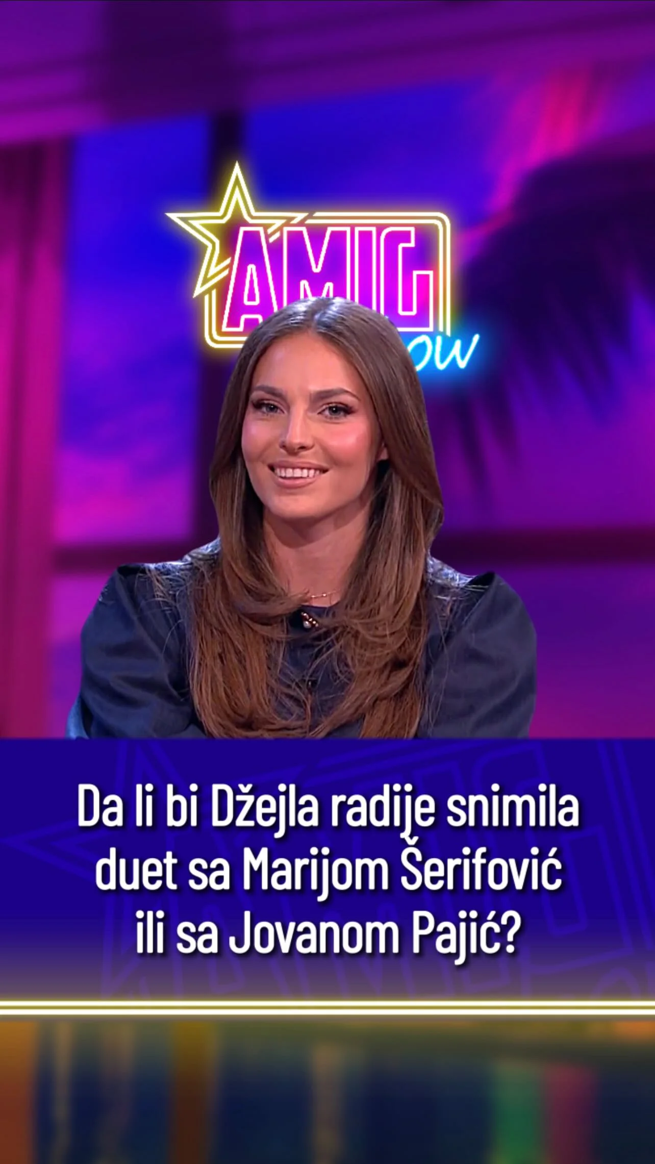 Da li bi @dzejlaramovic radije snimila duet sa Marijom Šerifović ili sa Jovanom Pajić?