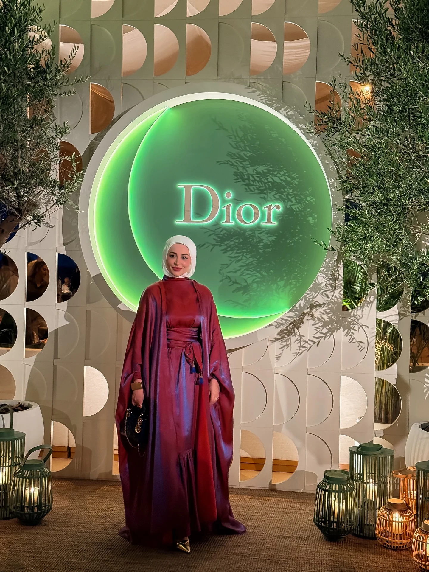 Suhoor nights done the Dior way ✨ thank you for the beautiful invite @diorbeauty @dior abaya @ontha.boutique