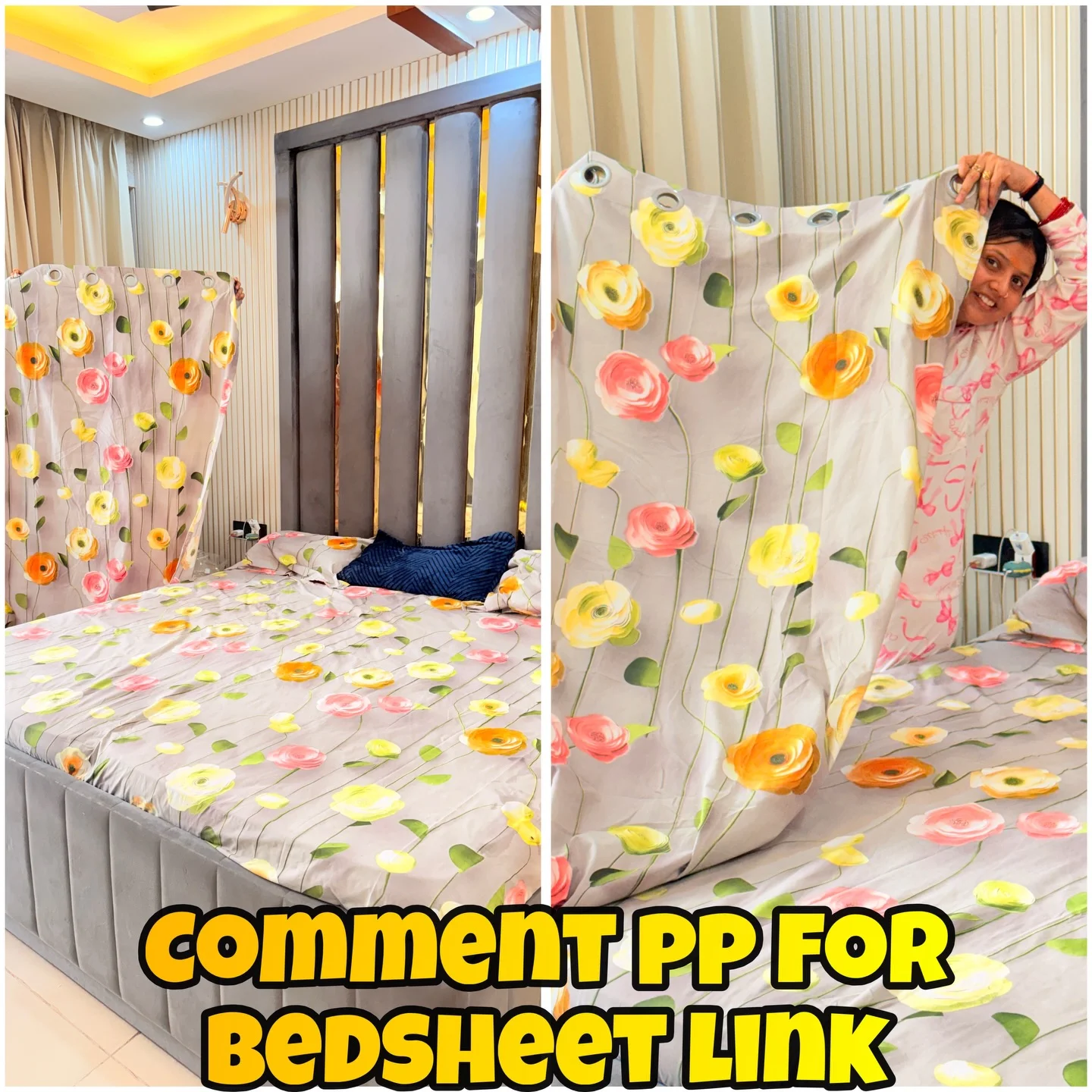 BEDSHEET link के लिए कमेंट में pp या link लिखें और अपना इनबॉक्स चेक करे @meeshoapp @hypdsquad #gethypd @meeshoapp #meeshofinds