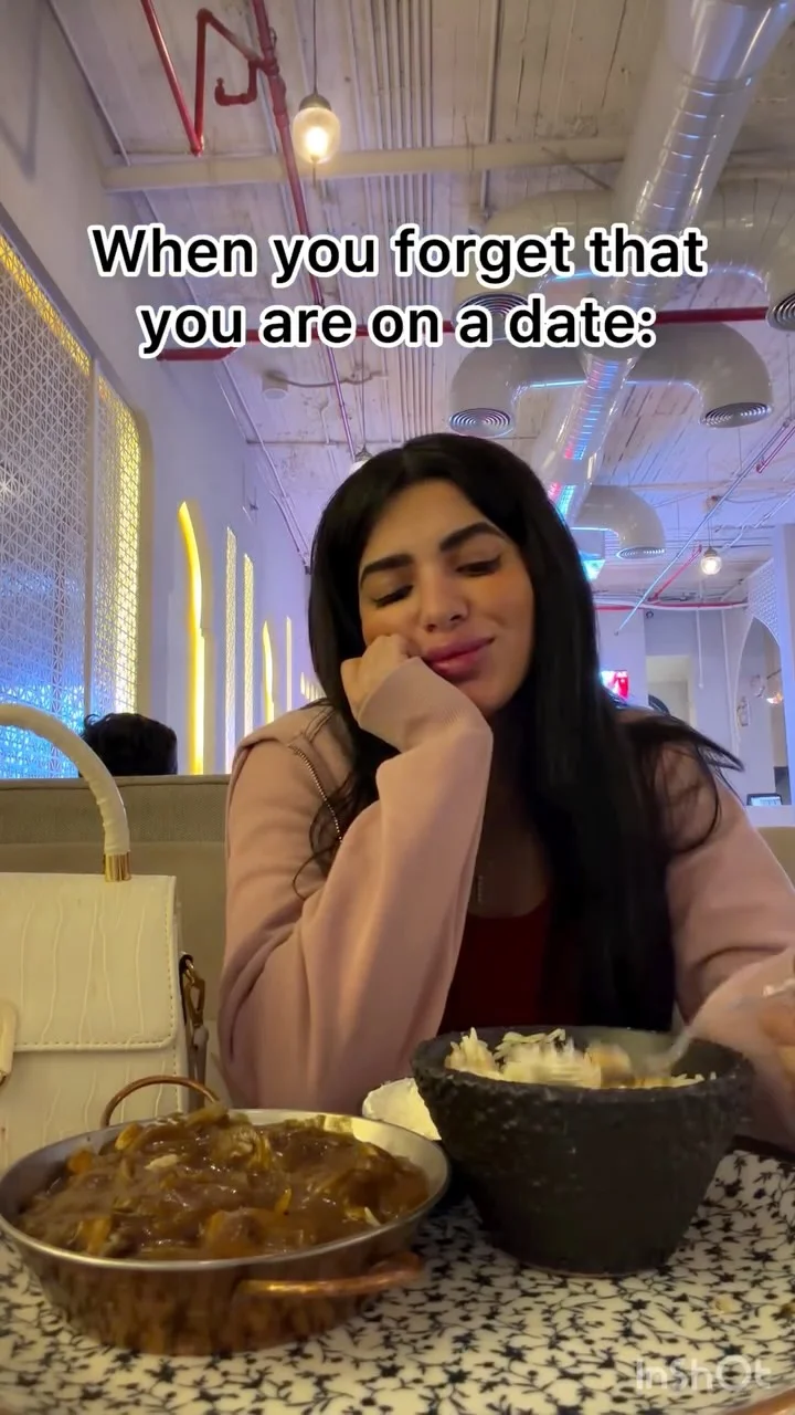 When you forget that you are on a date💔😂