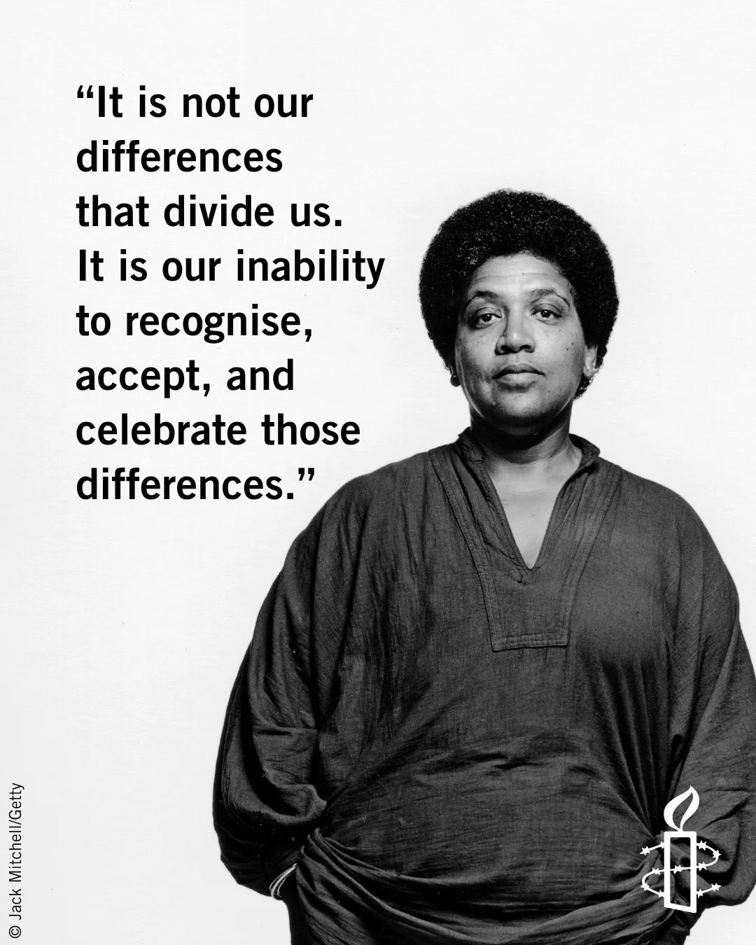 Our differences aren’t the problem. The divide comes from refusing to recognise, accept, and celebrate them - as Audre Lorde warned. Justice means dismantling the discrimination that targets those differences. Another w...