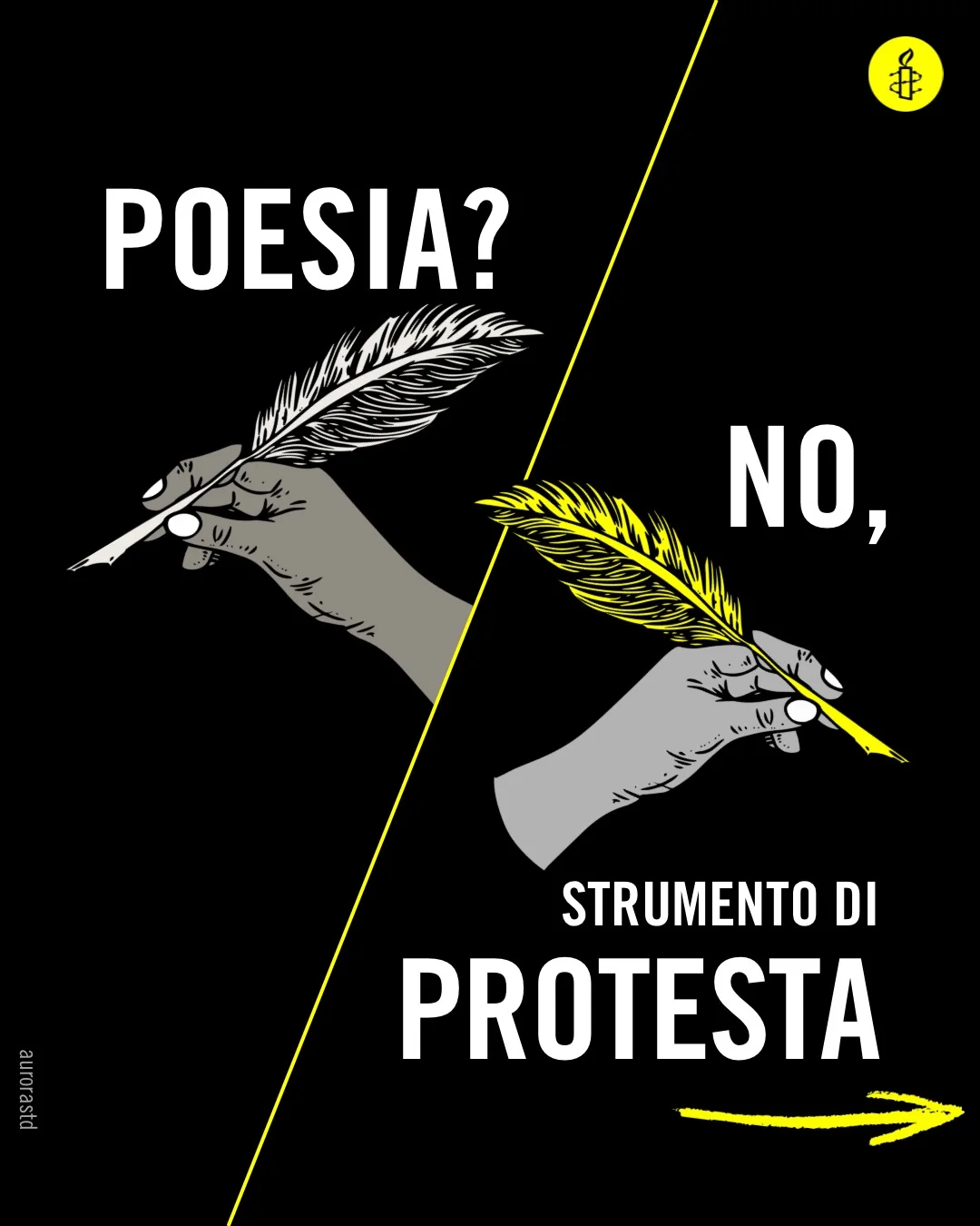 Poesia? No, strumento di protesta!