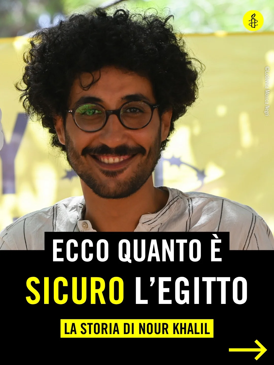 Esprimiamo solidarietà a Nour Khalil, difensore dei diritti umani in esilio in Italia, per l'attacco mosso dalle autorità egiziane contro la sua famiglia.