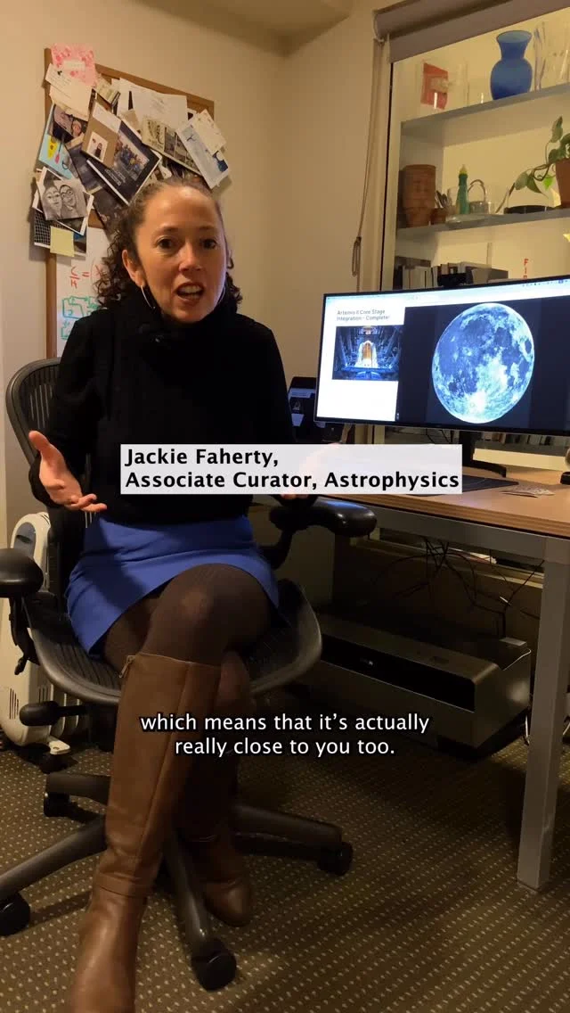Space travel has been a popular topic recently. Why do humans want to go to the Moon? Museum astrophysicist Jackie Faherty discusses some of the things we can learn from traveling to our not-so-distant lunar companion....
