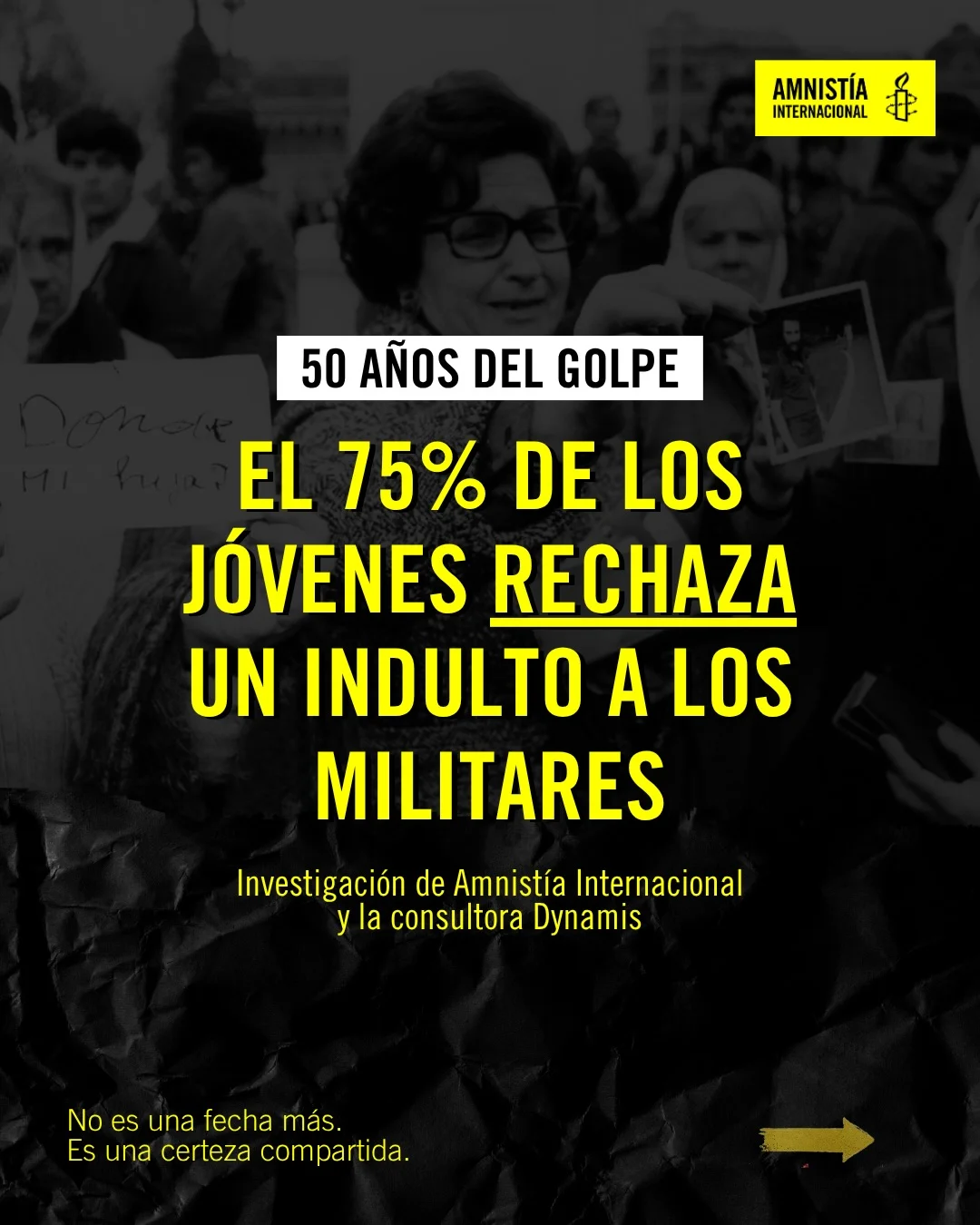 No es solo memoria: es una posición activa frente a lo que no puede repetirse. A días de los 50 años del golpe de Estado de 1976, una investigación realizada por Amnistía Internacional y la consultora Dynamis a más de 6...
