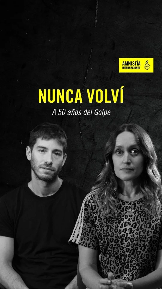 “Nunca volví” Dos palabras que condensan el horror de la dictadura. A 50 años del último golpe de Estado y del inicio de la última dictadura cívico-militar en Argentina, hay experiencias que no pueden ser contadas por q...